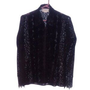 PACA | zip front sheer jacket | Med | 20 PTP